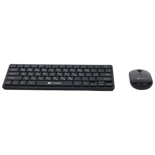 XTREME K911C WIRELESS COMBO USB-BANGLA 64KEYS + FN KEYS BLACK KEYBOARD