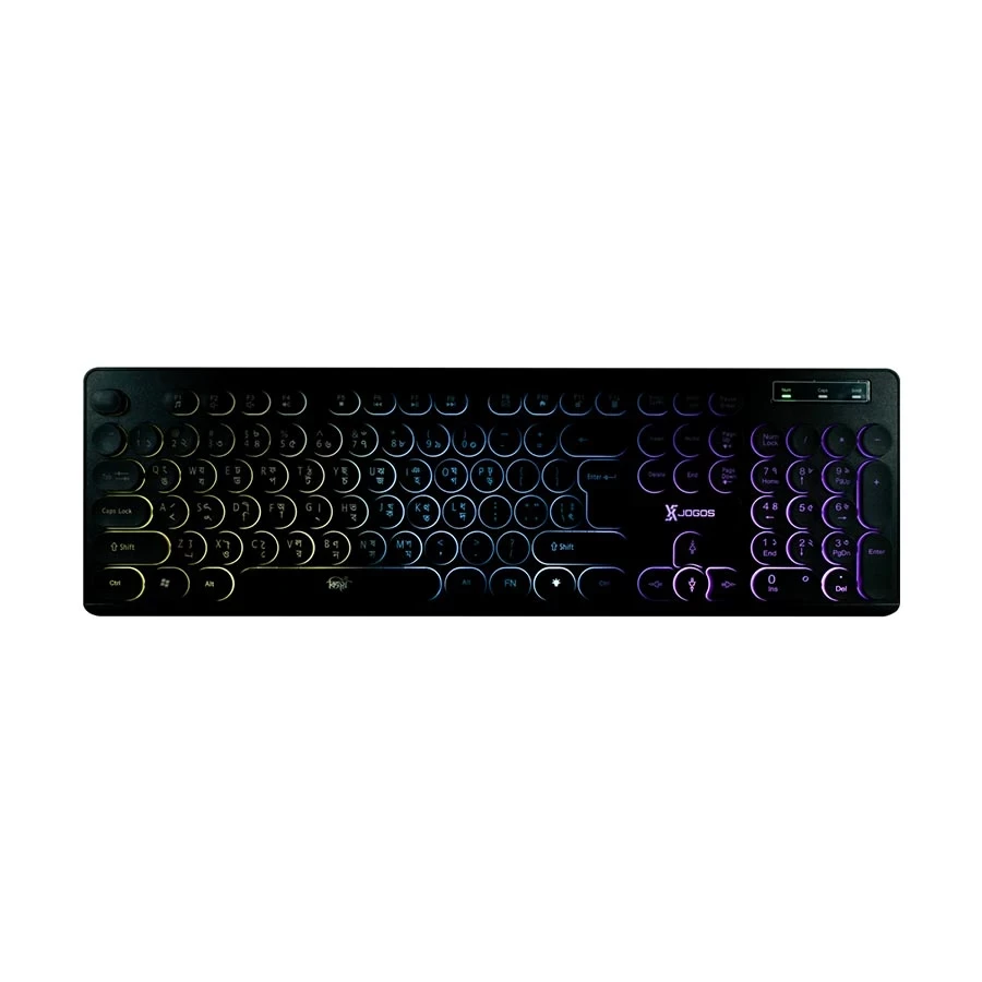 Xtreme XJOGOS KB73R Backlit Wired Black Keyboard with Bangla